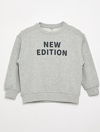 Sudadera de manga larga de corte holgado