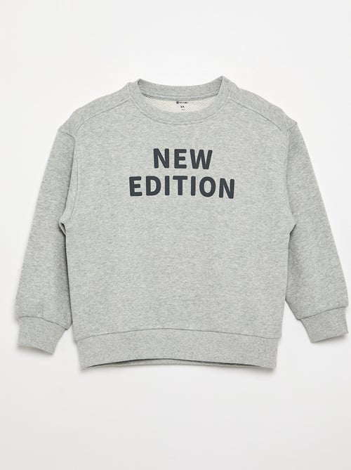 Sudadera de manga larga de corte holgado - Kiabi Sudadera de manga larga de corte holgado - Kiabi