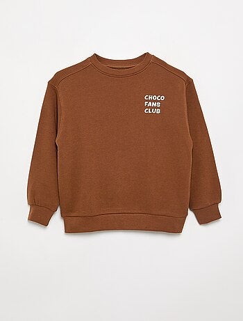 Sudadera de manga larga de corte holgado
