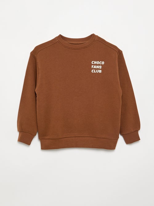 Sudadera de manga larga de corte holgado - Kiabi Sudadera de manga larga de corte holgado - Kiabi