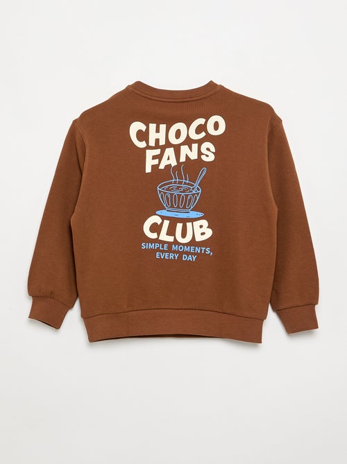 Sudadera de manga larga de corte holgado - Kiabi Sudadera de manga larga de corte holgado - Kiabi