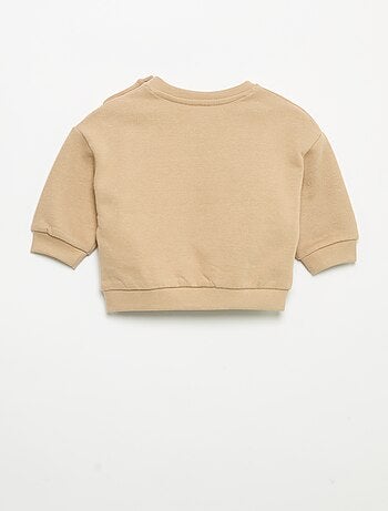 Sudadera de manga larga de felpa