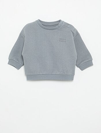 Sudadera de manga larga de felpa