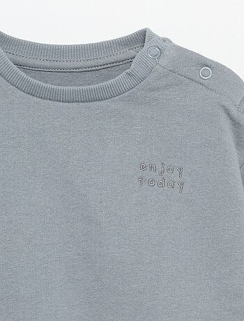 Sudadera de manga larga de felpa