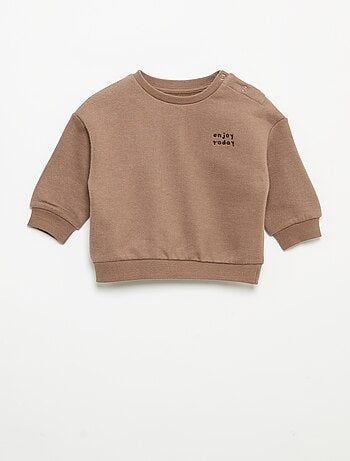 Sudadera de manga larga de felpa