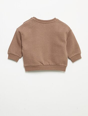 Sudadera de manga larga de felpa