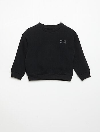 Sudadera de manga larga de felpa