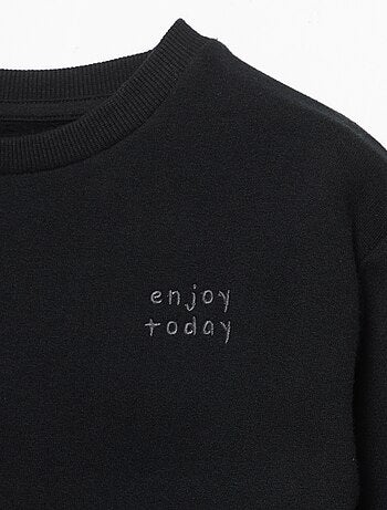 Sudadera de manga larga de felpa