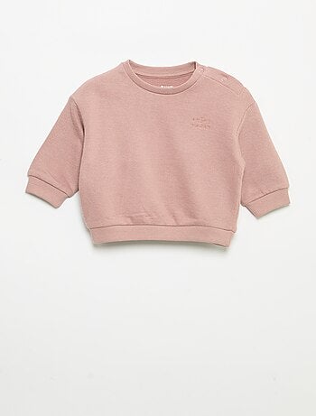 Sudadera de manga larga de felpa
