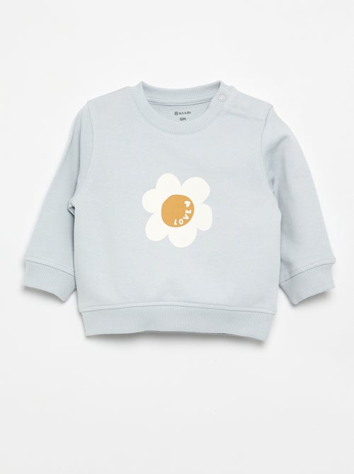 Sudadera de manga larga estampada - Kiabi Sudadera de manga larga estampada - Kiabi