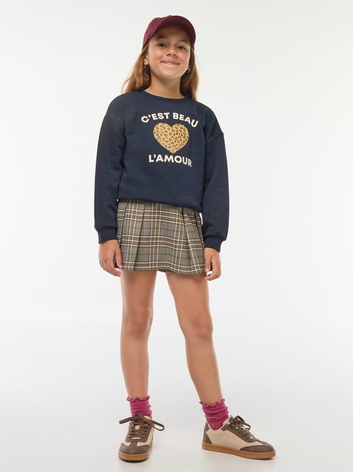 Sudadera de manga larga estampada - Kiabi