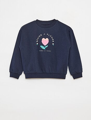 Sudadera de manga larga estampada
