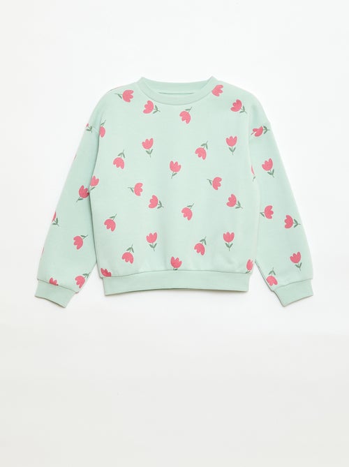 Sudadera de manga larga estampada - Kiabi