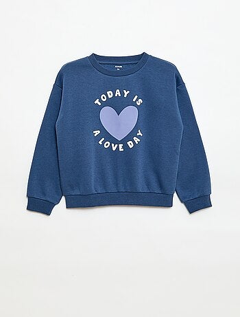 Sudadera de manga larga estampada