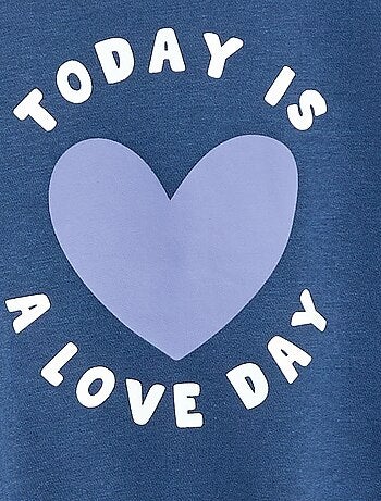 Sudadera de manga larga estampada