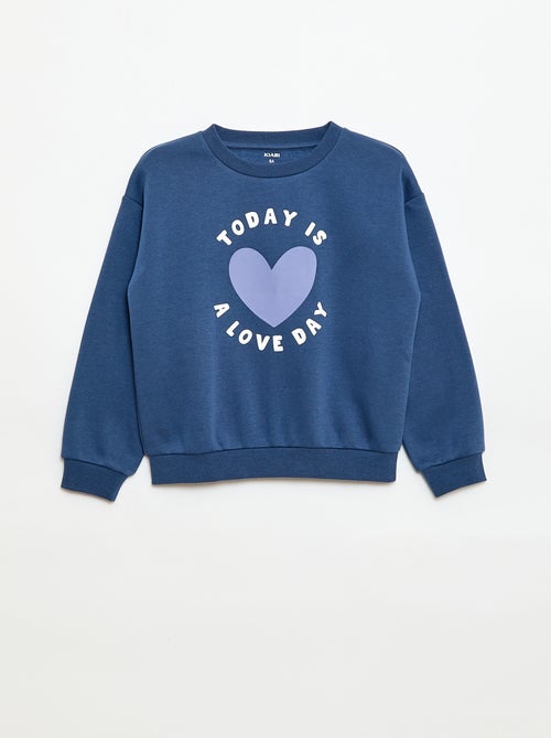 Sudadera de manga larga estampada - Kiabi