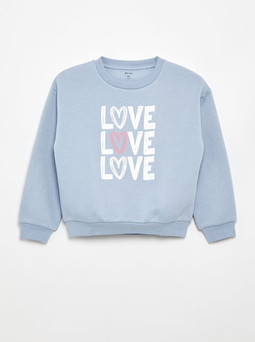 Sudadera de manga larga estampada - Kiabi Sudadera de manga larga estampada - Kiabi