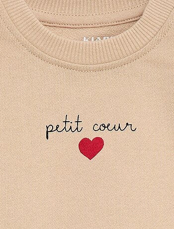 Sudadera de manga larga estampada