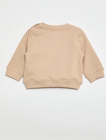 Sudadera de manga larga estampada