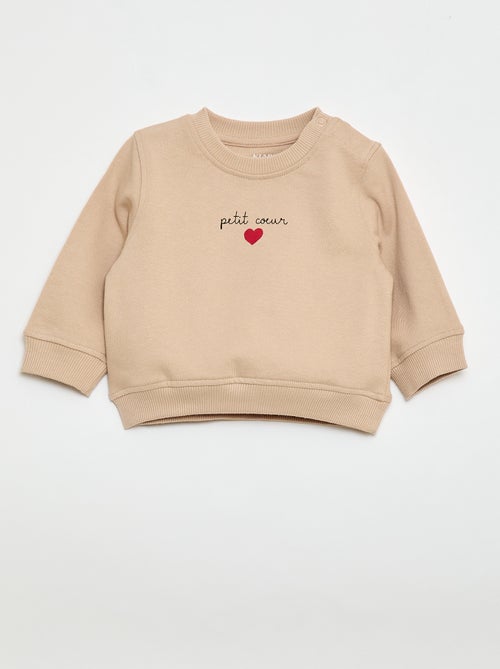 Sudadera de manga larga estampada - Kiabi