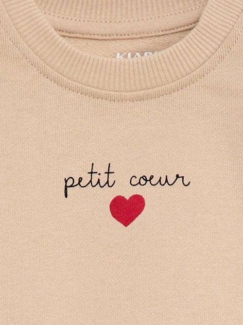 Sudadera de manga larga estampada - Kiabi