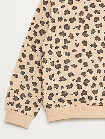 Sudadera de manga larga estampada
