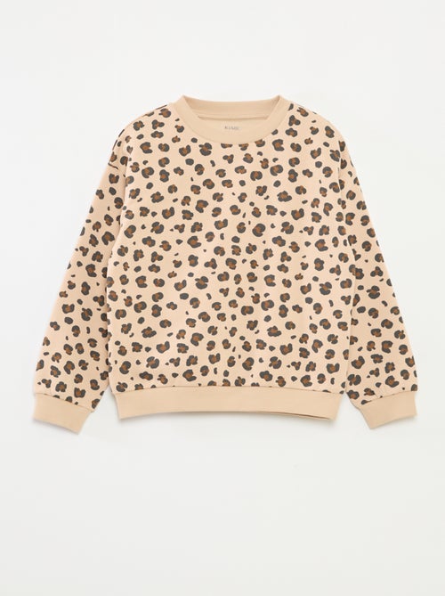 Sudadera de manga larga estampada - Kiabi