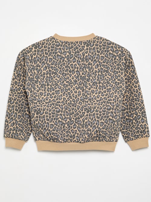 Sudadera de manga larga estampada - Kiabi