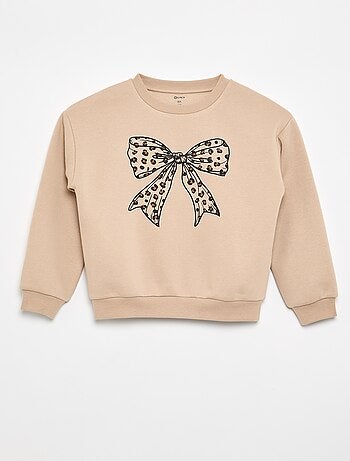 Sudadera de manga larga estampada