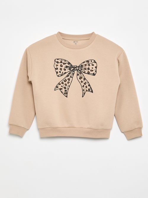 Sudadera de manga larga estampada - Kiabi