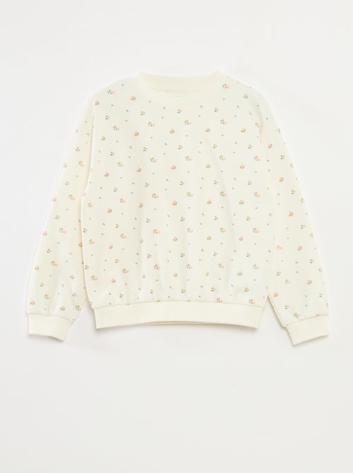 Sudadera de manga larga estampada - Kiabi