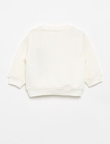 Sudadera de manga larga estampada