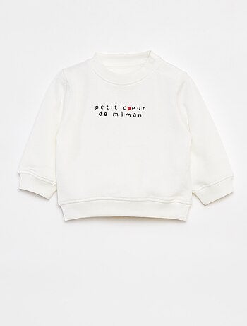 Sudadera de manga larga estampada