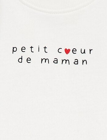 Sudadera de manga larga estampada