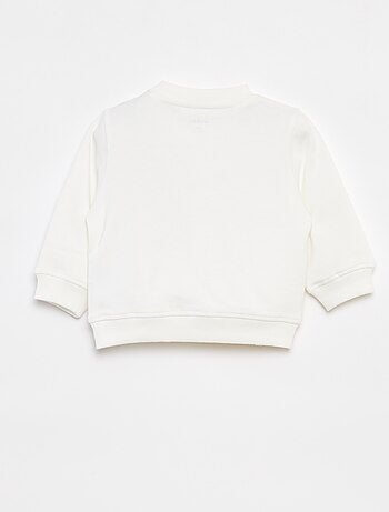 Sudadera de manga larga estampada