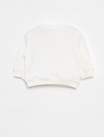 Sudadera de manga larga estampada