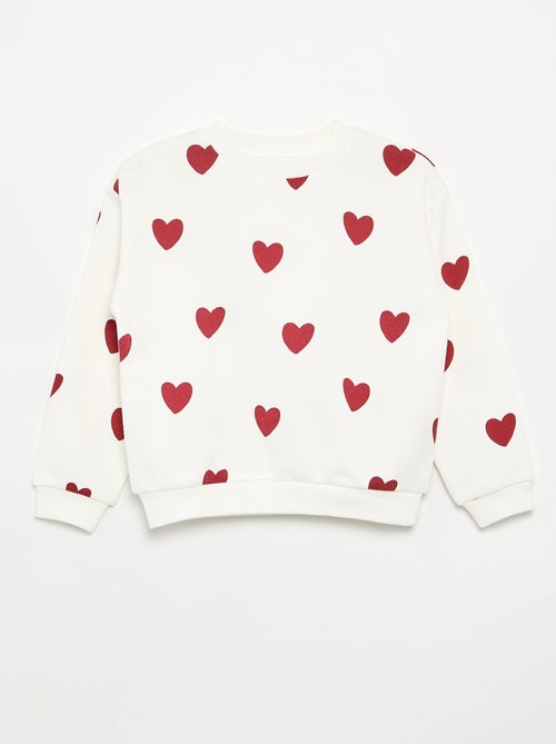 Sudadera de manga larga estampada - Kiabi