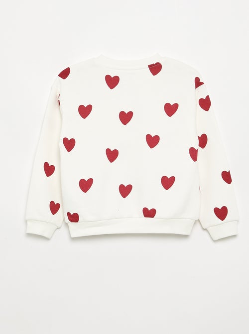 Sudadera de manga larga estampada - Kiabi