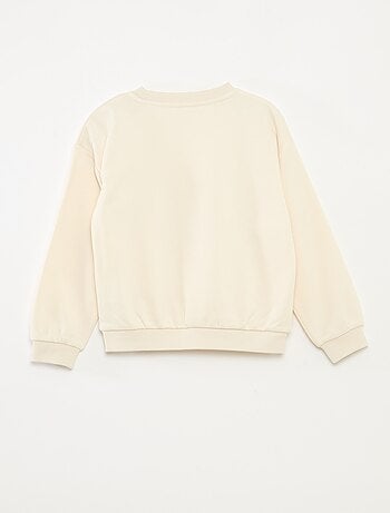 Sudadera de manga larga estampada
