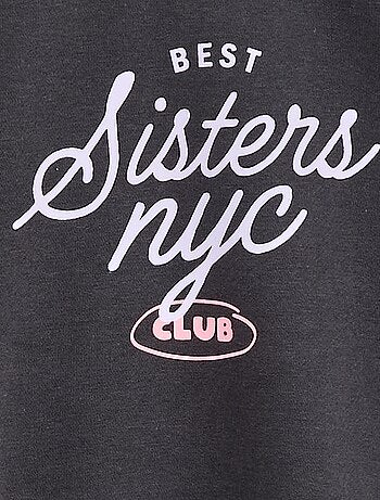 Sudadera de manga larga estampada