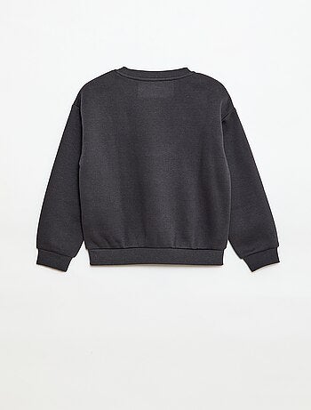 Sudadera de manga larga estampada