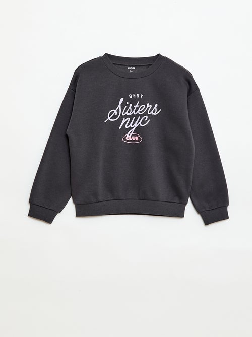 Sudadera de manga larga estampada - Kiabi