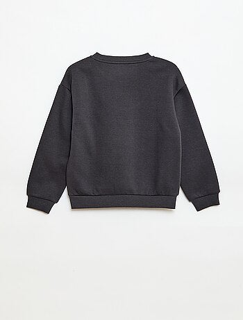 Sudadera de manga larga estampada