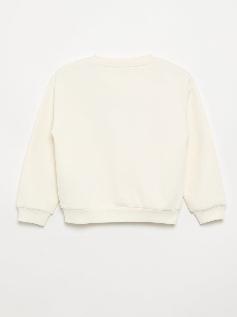 Sudadera de manga larga estampada Gris - Kiabi
