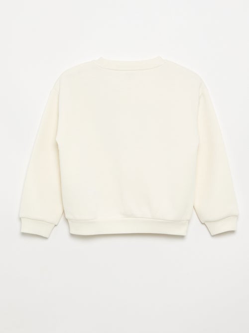 Sudadera de manga larga estampada - Kiabi