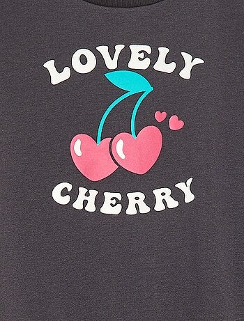 Sudadera de manga larga estampada