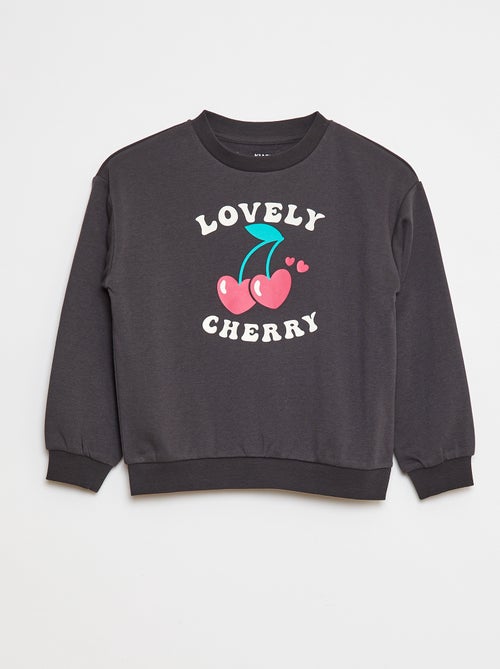 Sudadera de manga larga estampada - Kiabi
