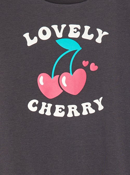 Sudadera de manga larga estampada - Kiabi