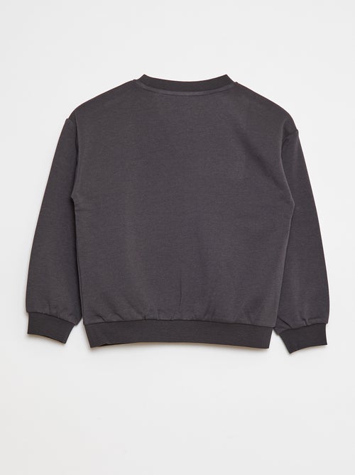 Sudadera de manga larga estampada - Kiabi