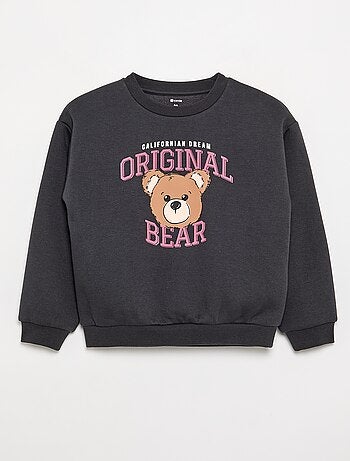 Sudadera de manga larga estampada